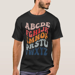 Hi Alphabet Back To School Pre K Kindergarten Teac T-Shirt