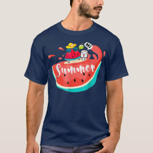 Hi Beach Party Summer Watermelon Sugar Christmas T-Shirt