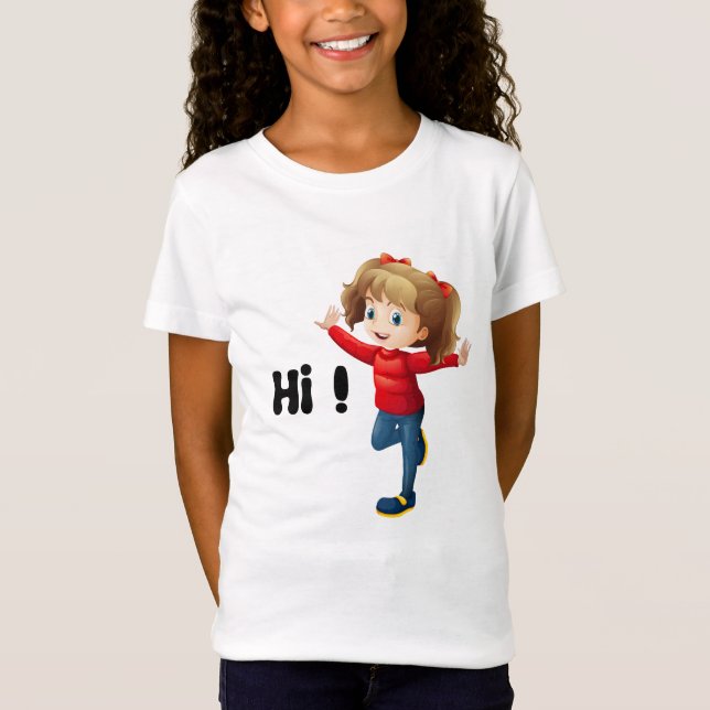 Hi Bye Funny T-Shirt (Front)