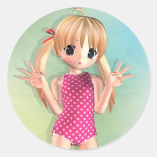 Hi :) classic round sticker