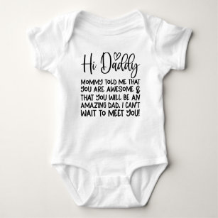 SolwDa Baby Boy Clothes 0 3 Months Daddy Mommy Boys Printed Tops Bodysuit Toddler Newborn Girls Romper Costume 