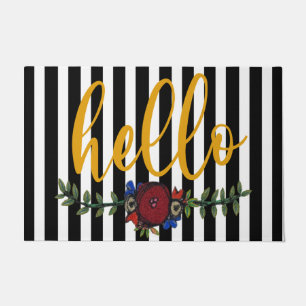 Hi Door mat, Hi Welcome Doormat, Housewarming Gift Doormat