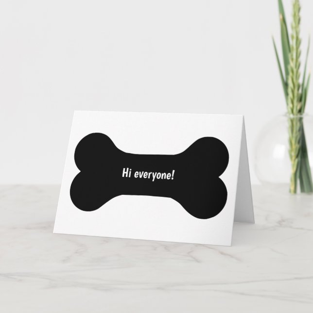 Hi Everyone! Card (Front)