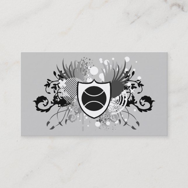 hi-fi argyle tennis business card (Front)