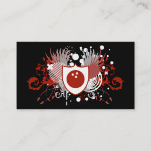 hi-fi bowling business card