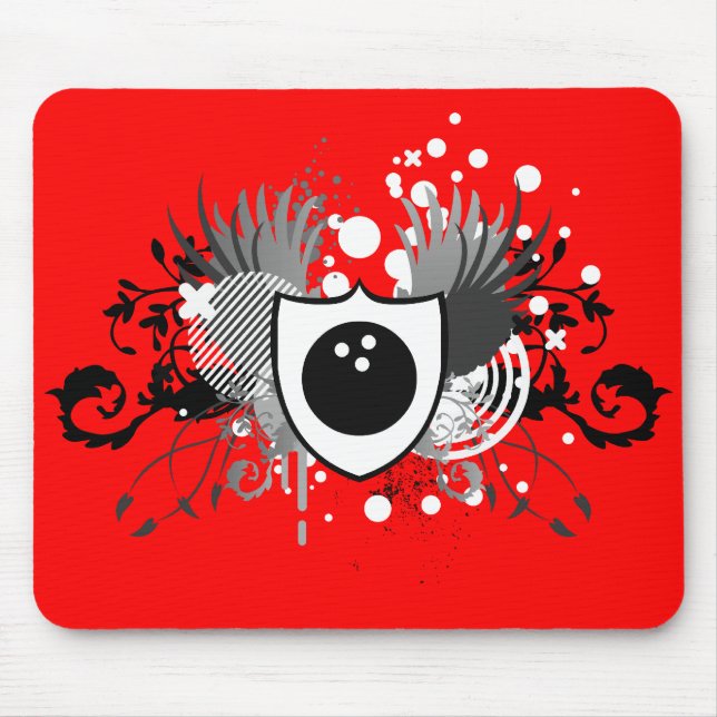hi-fi bowling mouse mat (Front)