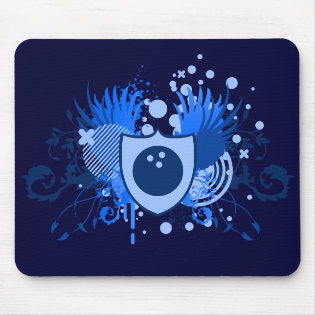 hi-fi bowling mouse mat (Front)