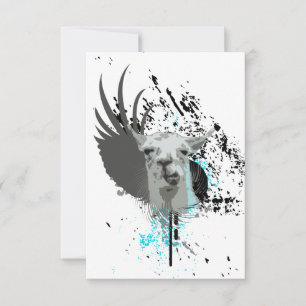 hi-fi llama invitation