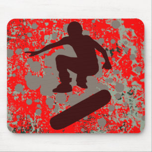 hi-fi skateboarding : bubbles : mouse mat