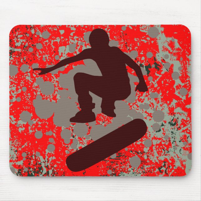 hi-fi skateboarding : bubbles : mouse mat (Front)