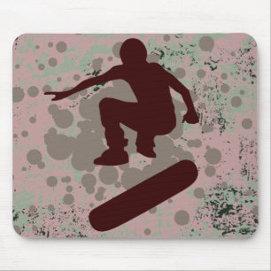 hi-fi skateboarding : bubbles : mouse mat