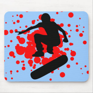 hi-fi skateboarding : bubbles : mouse mat