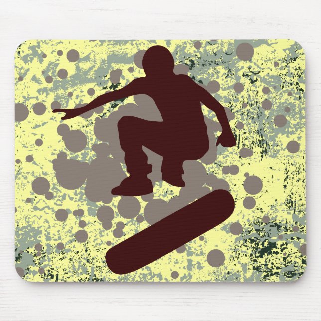 hi-fi skateboarding : bubbles : mouse mat (Front)