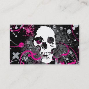 hi-fi skull business card