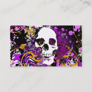 hi-fi skull business card