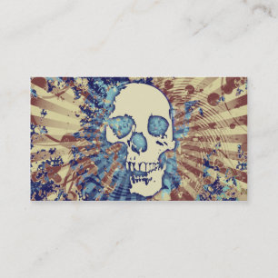 hi-fi skull business card