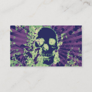 hi-fi skull business card