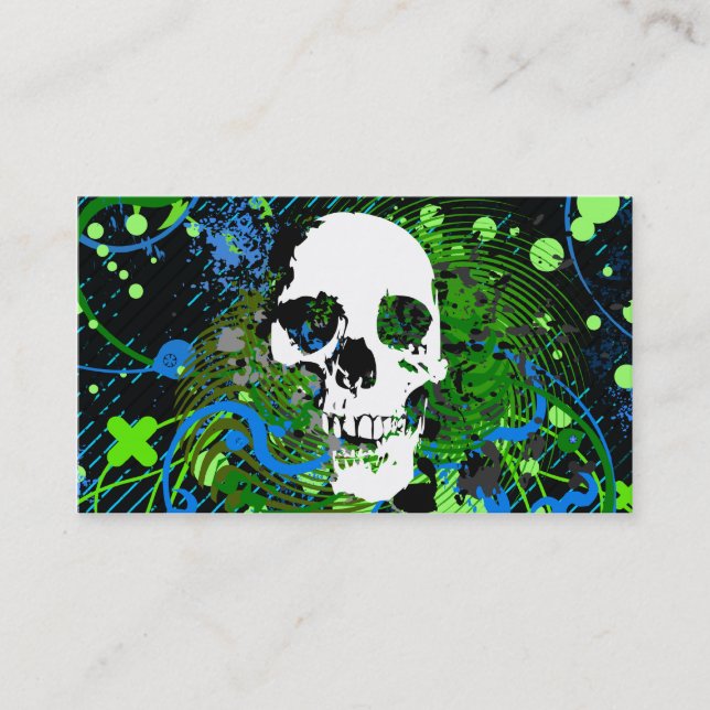 hi-fi skull business card (Front)