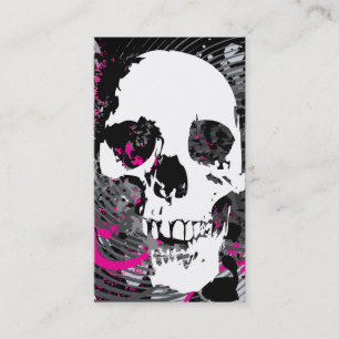 hi-fi skull business card