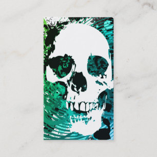 hi-fi skull business card