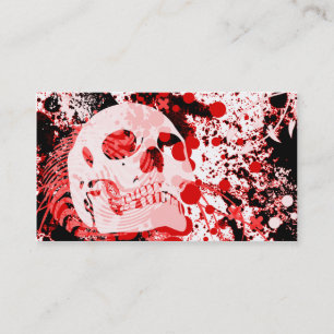 hi-fi skull business card