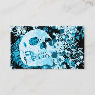 hi-fi skull business card