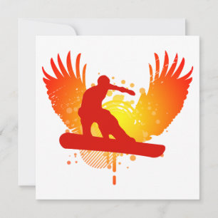 hi-fi snowboarder invitation