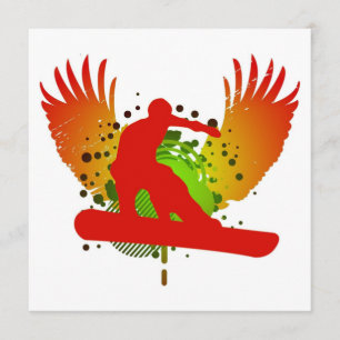 hi-fi snowboarder invitation