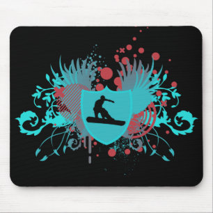 hi-fi snowboarding. mouse mat