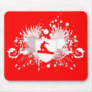 hi-fi snowboarding. mouse mat