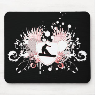 hi-fi snowboarding. mouse mat