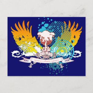 hi-fi tree. postcard