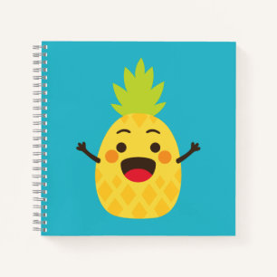 Hi Friends! Pineapple Illustration Notebook