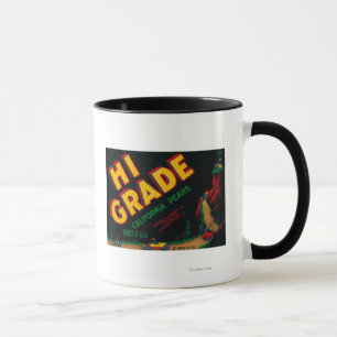 Hi Grade Pear Crate Label Mug