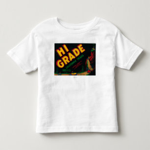 Hi Grade Pear Crate Label Toddler T-Shirt
