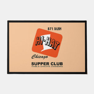 Hi-Hat Supper Club, Rush St., Chicago, IL Doormat