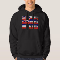 HI Hawaii Islands Hawaiian Flag Beach