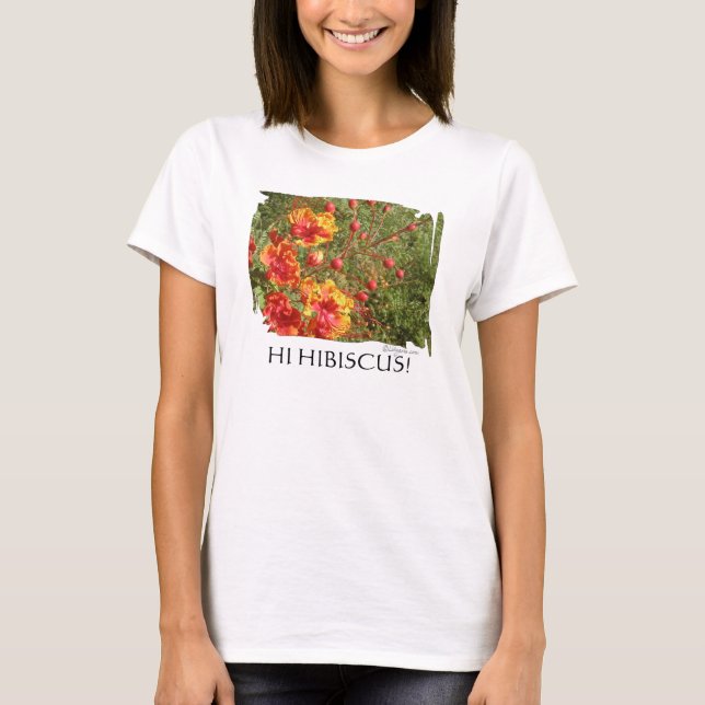 Hi Hibiscus Flower Tank Top (Front)