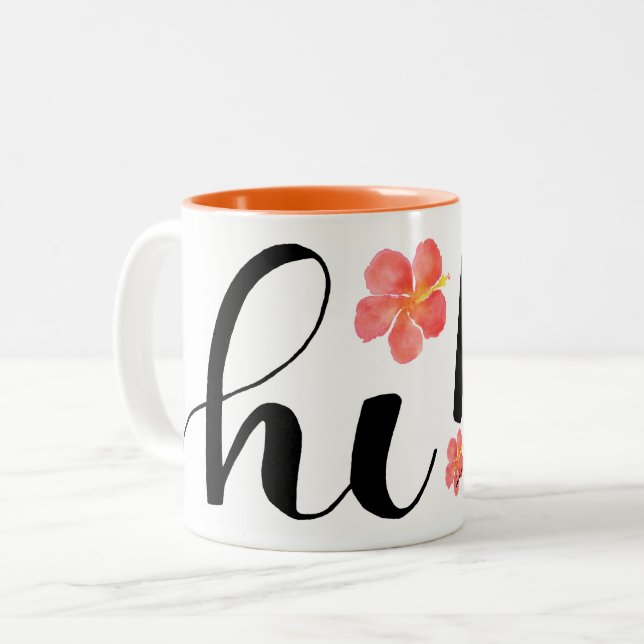 Hi! Hibiscus Mug (Front Left)
