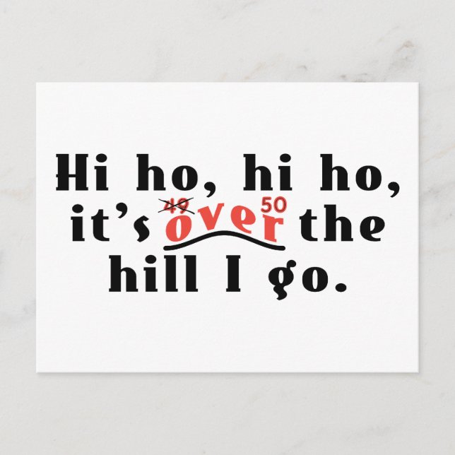 Hi Ho 50 Postcard (Front)