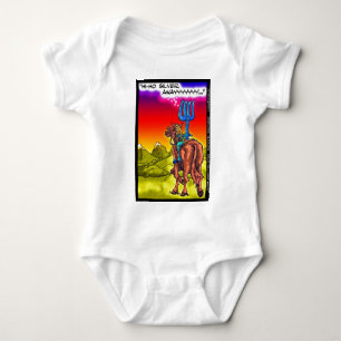 Hi Ho Silver? Fun Lone Ranger Parody Cartoon Gifts Baby Bodysuit