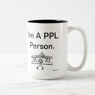 Hi. I'm a PPL Person. Two-Tone Coffee Mug
