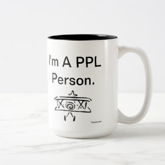 Hi. I'm a PPL Person. Two-Tone Coffee Mug