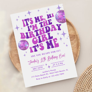 Hi It's me In my Birthday Era Birthday  Invitation