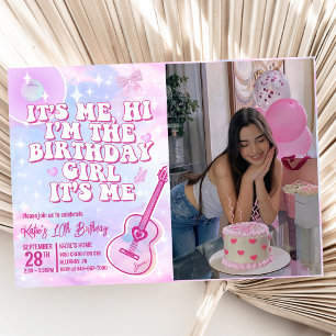 Hi It's Me In My Birthday Era Birthday Photo Invitation