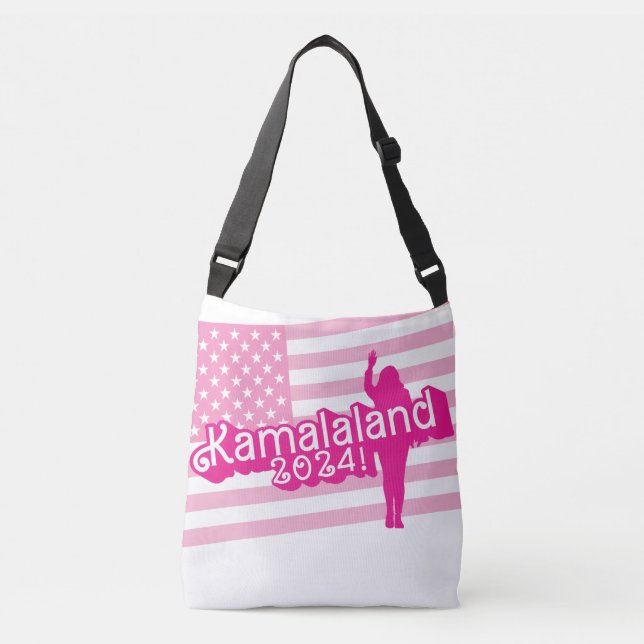 "Hi Kamala" - Cross-body Bag (no tagline) (Front)