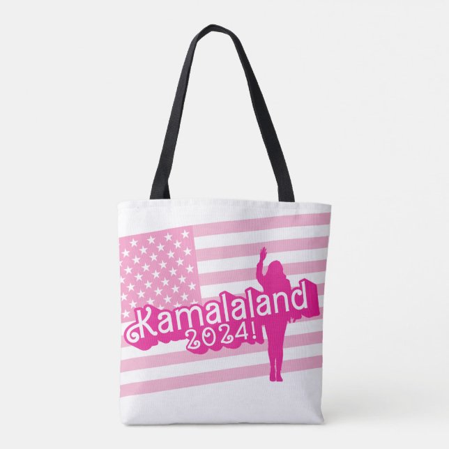"Hi Kamala" - Shoulder Tote (no tagline) Bag (Back)