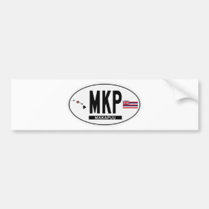 Hi-MAKAPUU-Sticker Bumper Sticker