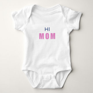 Hi Mom Baby girl Bodysuit