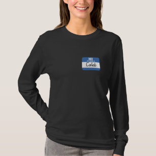 Hi My Name is Caleb Funny Name Tag T-Shirt